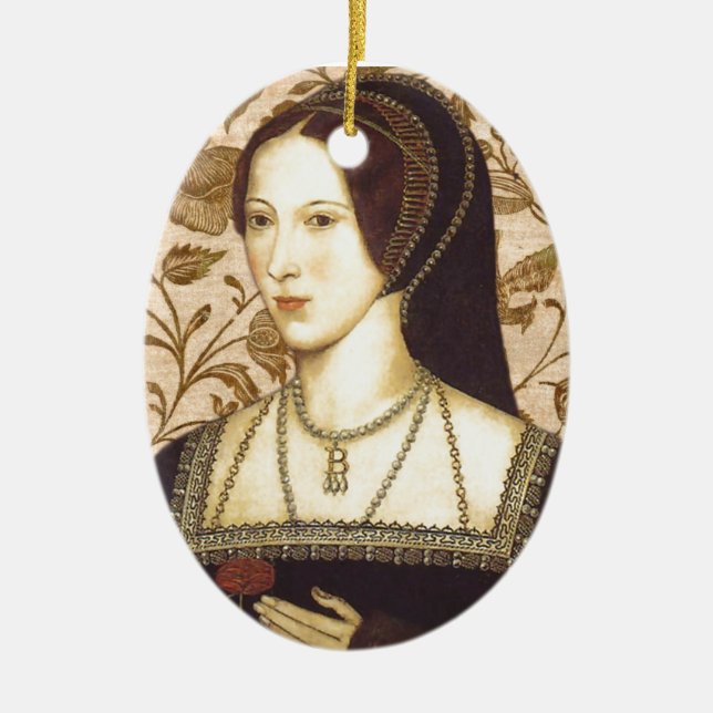 Anne Boleyn Keramikornament (Vorne)