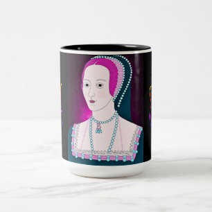 Anne Boleyn Neon Tasse