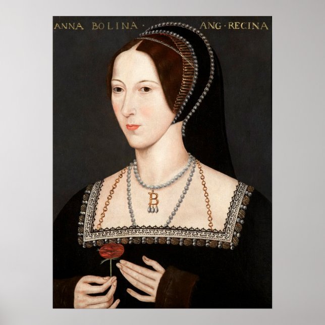 Anne Boleyn Portrait Poster (Vorne)