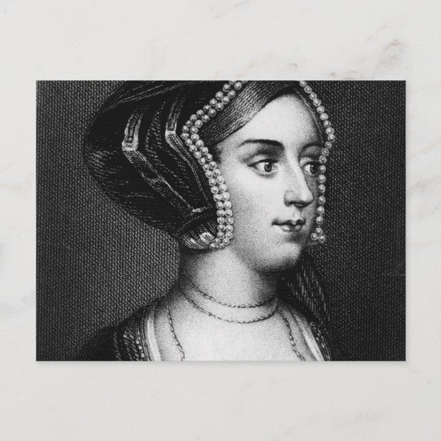 Anne Boleyn Postkarte (Vorderseite)