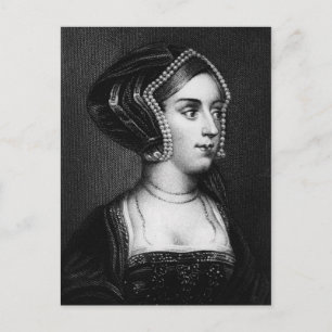Anne Boleyn Postkarte