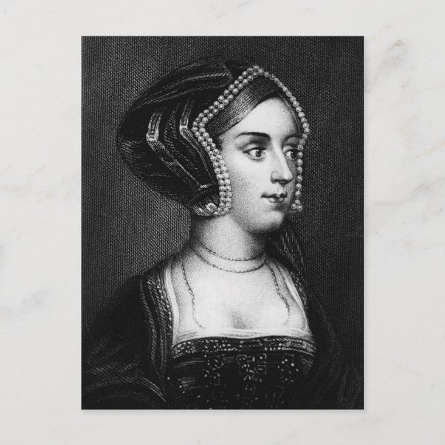 Anne Boleyn Postkarte (Vorderseite)