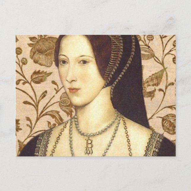 Anne Boleyn Postkarte (Vorderseite)