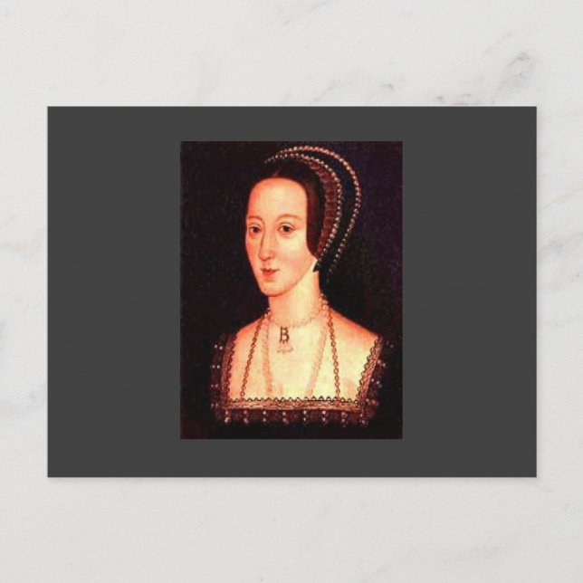 Anne Boleyn Postkarte (Vorderseite)