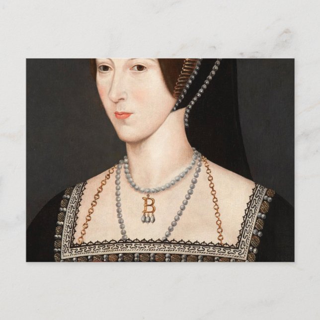 Anne Boleyn Postkarte (Vorderseite)