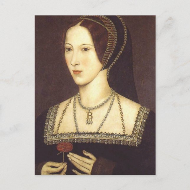 Anne Boleyn Postkarte (Vorderseite)