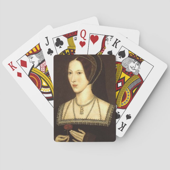 Anne Boleyn Spielkarten (Rückseite)