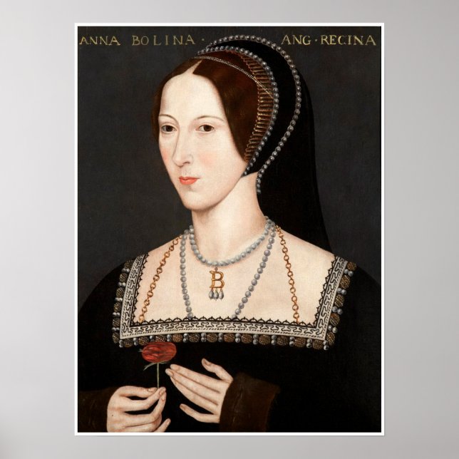 Anne Boleyn Tudor Queen Hever Castle Poster (Vorne)