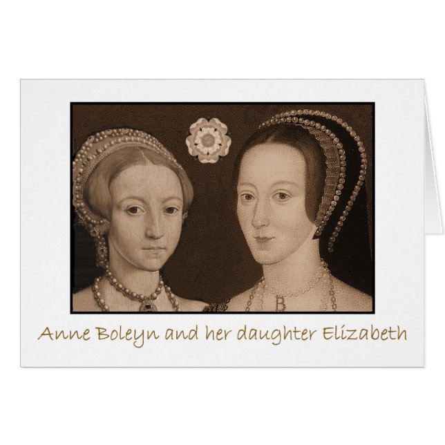 Anne Boleyn und ihre Tochter Elizabeth (Vorderseite (Horizontal))