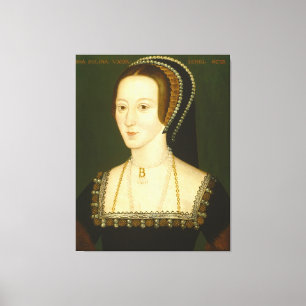 Anne Boleyn Zweite Ehefrau Henry VIII Portrait Leinwanddruck