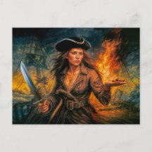 Anne Bonny Legendäre Piratin Portrait