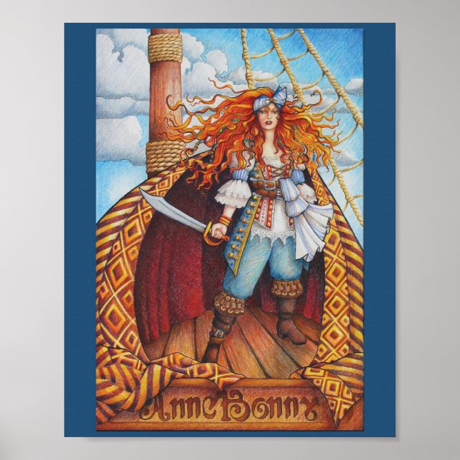 Anne Bonny Print 8 x 10 Poster (Vorne)