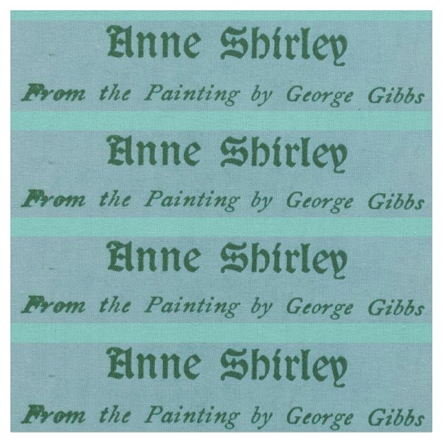 Anne/George Gibbs Stoff (Nahaufnahme)