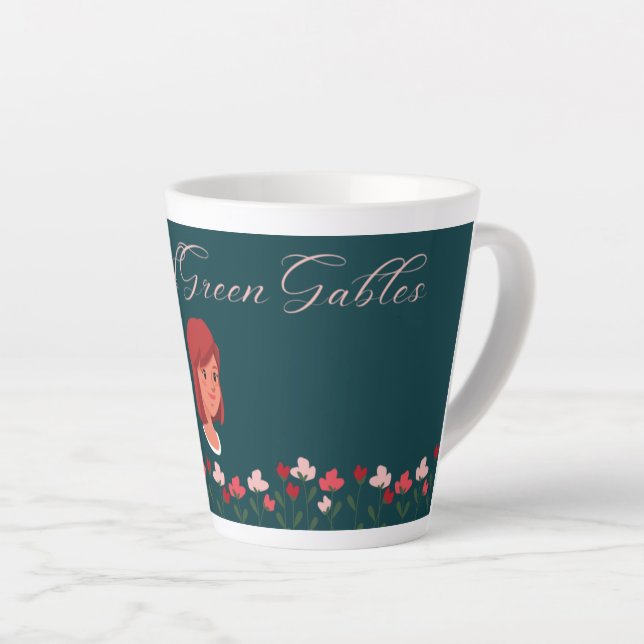 Anne Girl - Anne mit einer "E"-Tasse Milchtasse (Rechte Ecke)