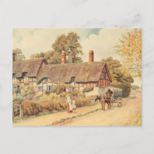 Anne Hathaway Hütte III, Stratford-upon-Avon Postkarte