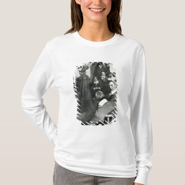 Anne Hutchinson, die in ihrem Haus in Boston T-Shirt (Vorderseite)