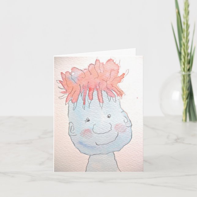 Anne Marie Blob Small Notecard Karte (Vorderseite)