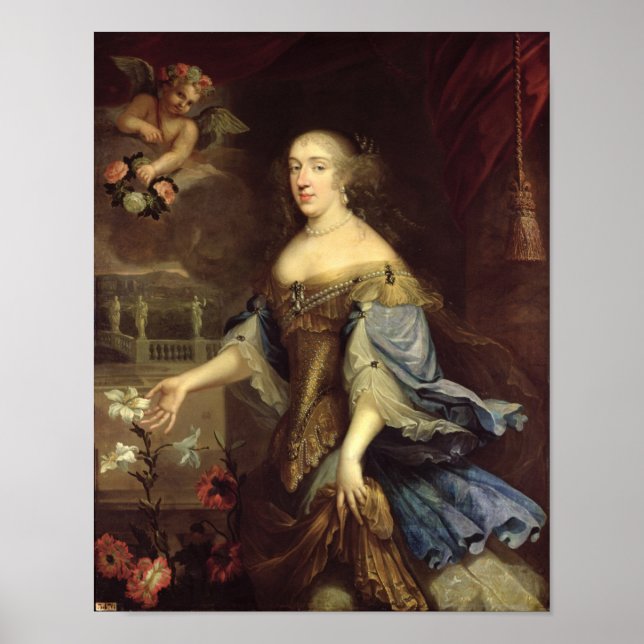 Anne-Marie d'Orleans Duchess von Montpensier Poster (Vorne)