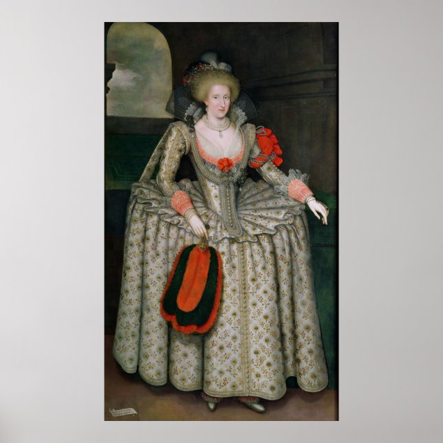 Anne of Denmark, c.1605-10 Poster (Vorne)