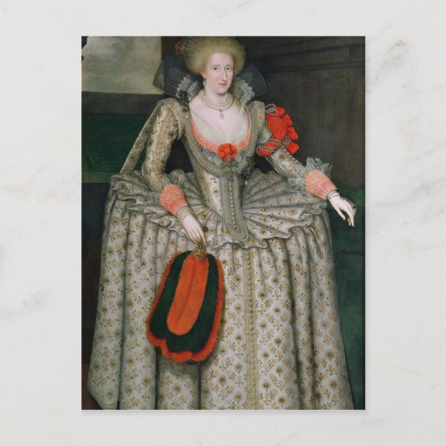 Anne of Denmark, c.1605-10 Postkarte (Vorderseite)