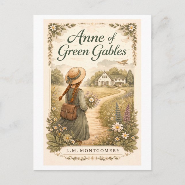 Anne of Green Gables Book Cover Postkarte (Vorderseite)