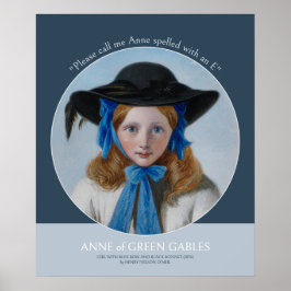 Anne of Green Gables CC0391 Montgomery zitiert Poster