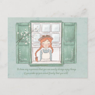 Anne of Green Gables Enjoy Things Postcard Postkarte