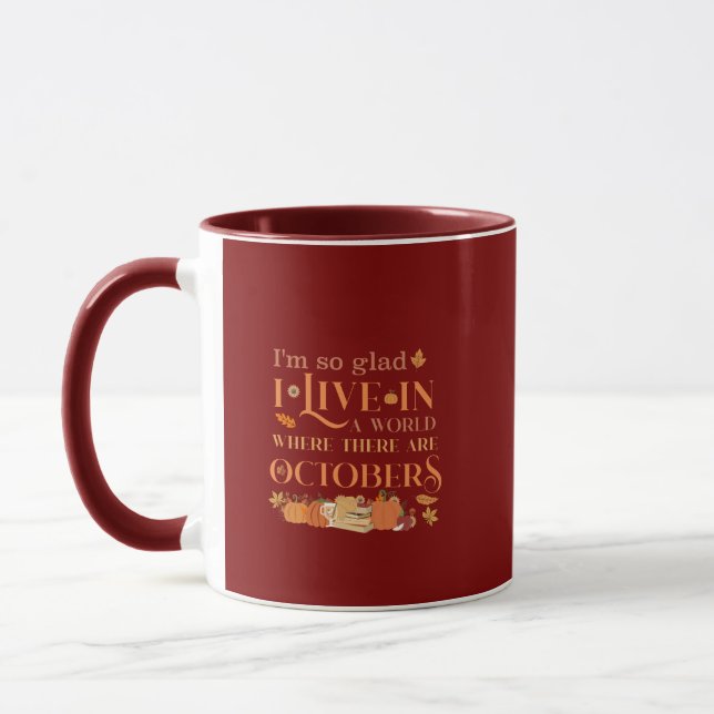 Anne of Green Gables on October Quote Tasse (Links)