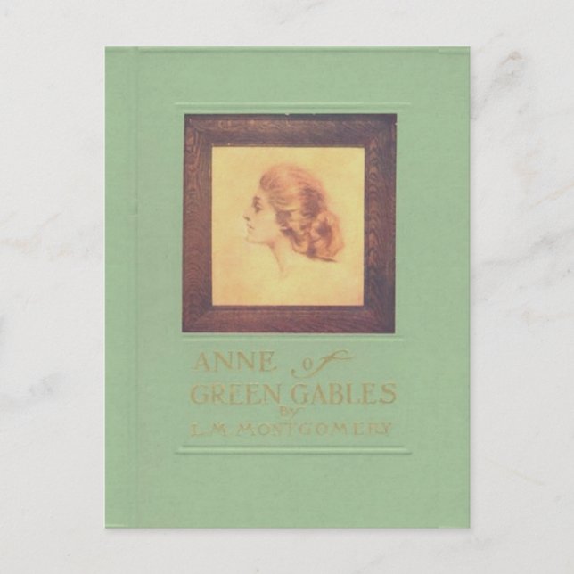 Anne of Green Gables (Vintages Buchcover, 1908) Postkarte (Vorderseite)