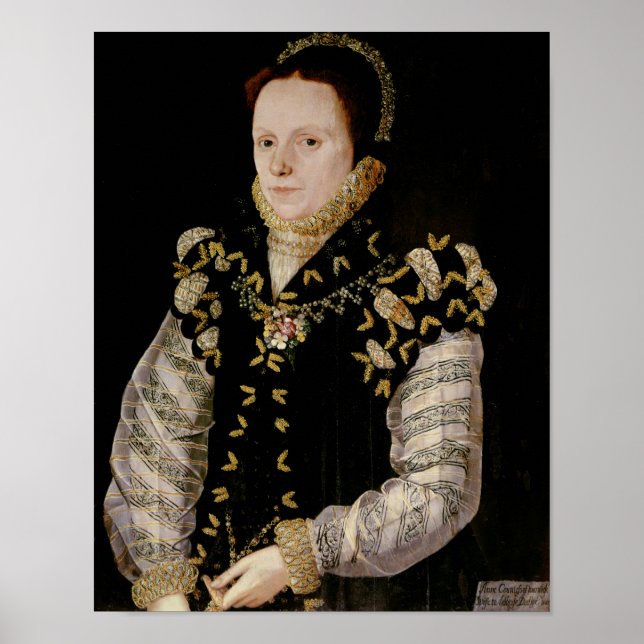 Anne Russell, Countess of Warwick, c.1565 Poster (Vorne)