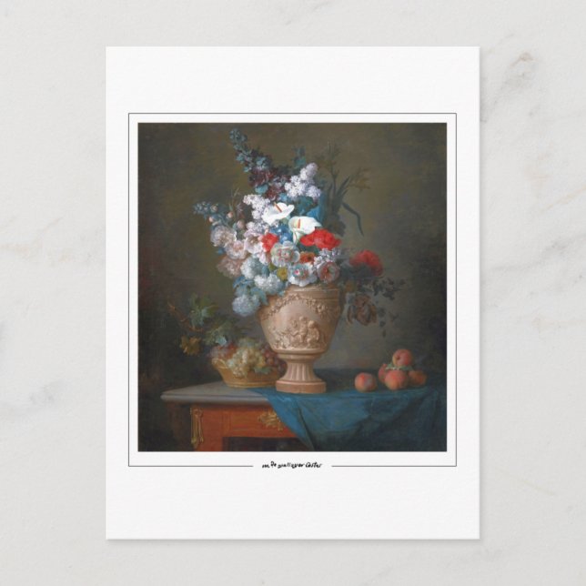 Anne Vallayer-Coster #5 - Kunsthandwerkskarte Postkarte (Vorderseite)