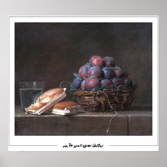 Anne Vallayer-Coster Zedign Art Poster #4 (Vorne)