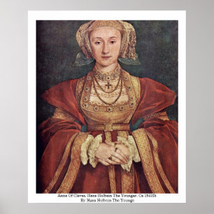 Anne von Cleves. Hans Holbein The Younger Poster