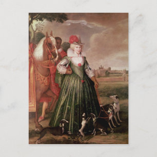 Anne von Dänemark, 1617 Postkarte