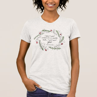 Anne von das BlumenT-Shirt der grünen T-Shirt