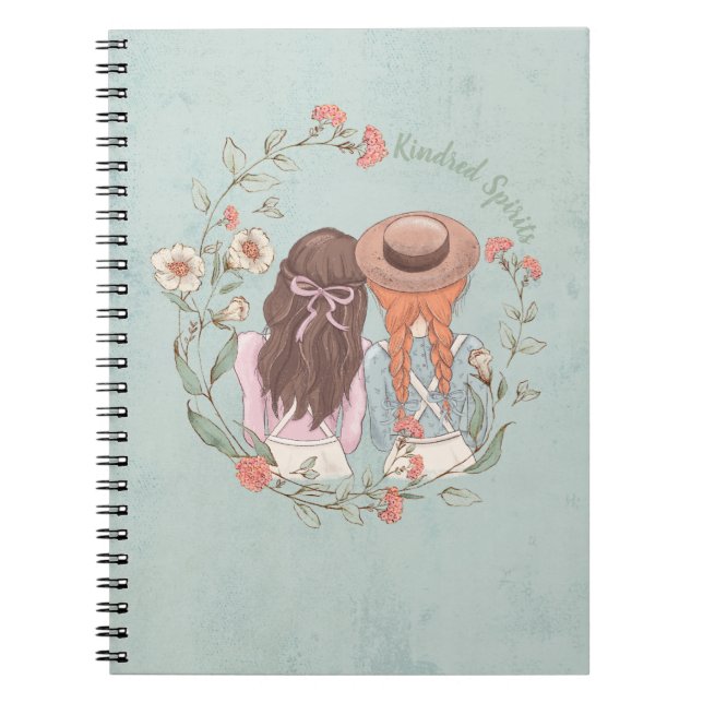 Anne von Green Gables Floral-Notebook Notizblock (Vorderseite)