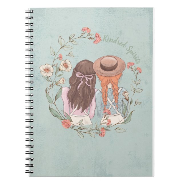 Anne von Green Gables Floral-Notebook Notizblock (Vorderseite)