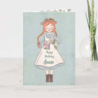 Anne von Green Gables | Geburtskarte
