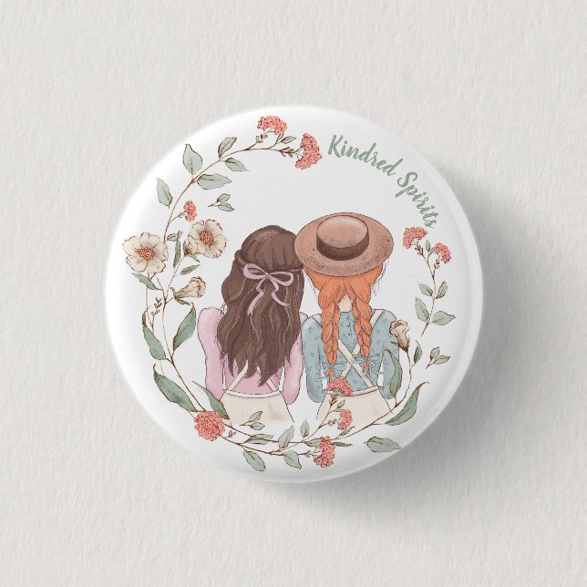 Anne von Green Gables Kindred Spirit Button (Vorderseite)