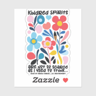 Anne von Green Gables Kindred Spirits Sticker