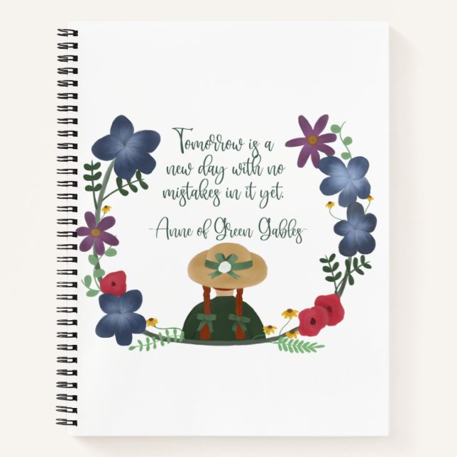 Anne von Green Gables Notizbuch (Vorderseite)