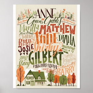 Anne von Green Gables Picture Poster