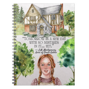 Anne von Green Gables Quote Notebook Notizblock