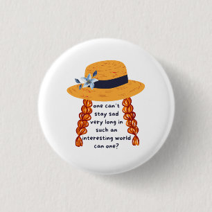 Anne von Green Gables Shirley Buchangebot Button
