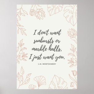 Anne von Green Gables Zitat Poster