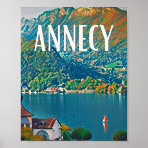 Annecy Foto Vintage Poster