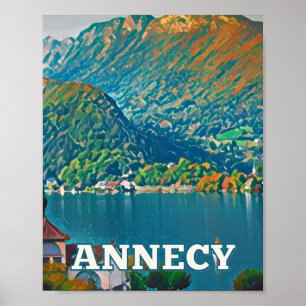 Annecy Foto Vintage Poster