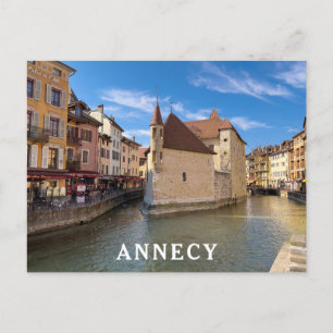 Annecy France French Travel Foto Postkarte