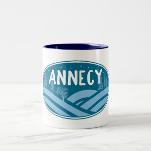 Annecy France Outdoor Zweifarbige Tasse