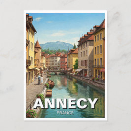 Annecy France Postkarte